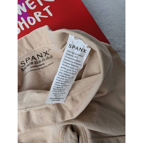 Spanx‎ Women’s Power Shaper Short Size S Small Soft Nude #2744 - Picture 4 of 5